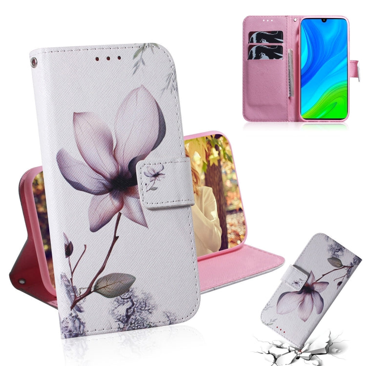 Colored Drawing Horizontal Flip Leather Case with Holder & Card Slot & Wallet, For Huawei P Smart 2020, For Huawei P40 Lite 5G