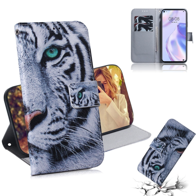 Colored Drawing Horizontal Flip Leather Case with Holder & Card Slot & Wallet, For Huawei P Smart 2020, For Huawei P40 Lite 5G