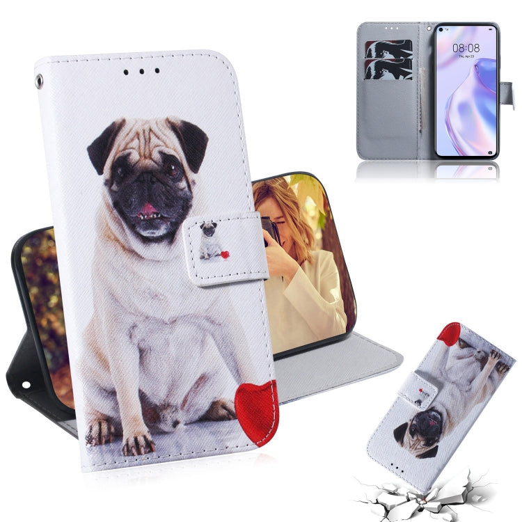 Colored Drawing Horizontal Flip Leather Case with Holder & Card Slot & Wallet, For Huawei P Smart 2020, For Huawei P40 Lite 5G