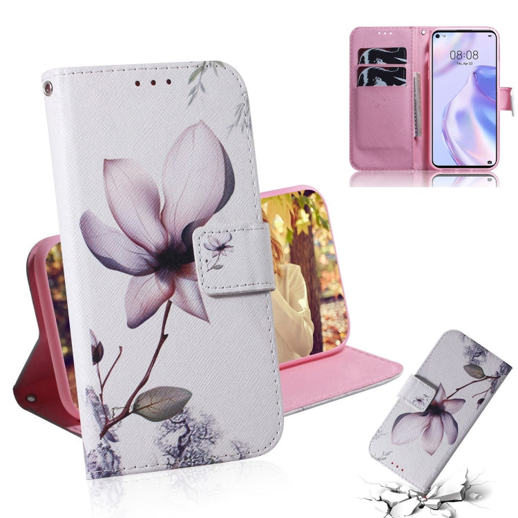 Colored Drawing Horizontal Flip Leather Case with Holder & Card Slot & Wallet, For Huawei P Smart 2020, For Huawei P40 Lite 5G