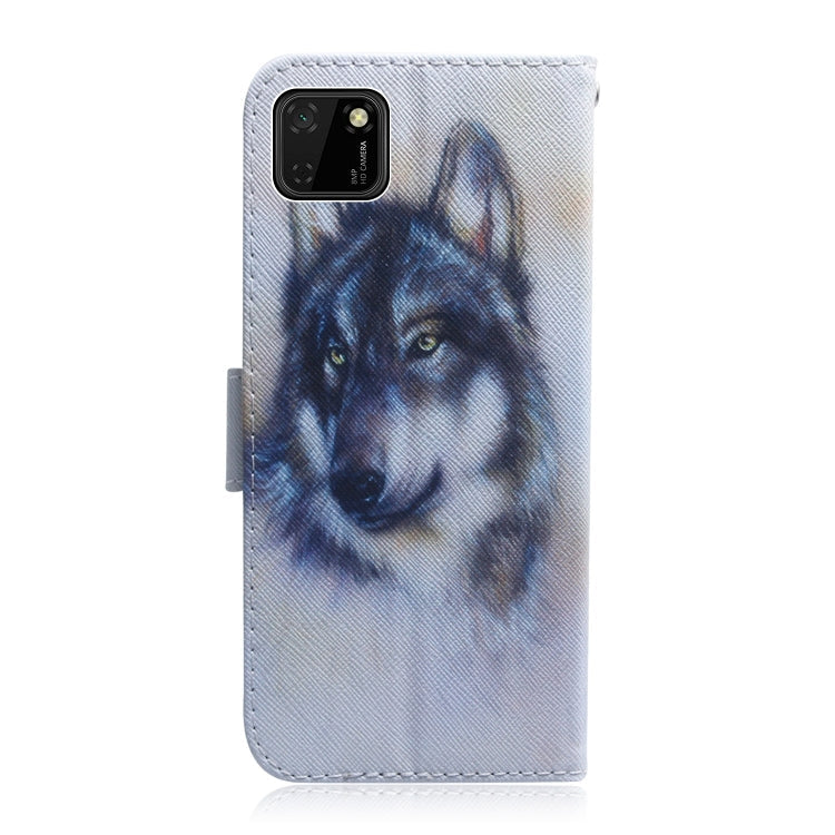 Colored Drawing Horizontal Flip Leather Case with Holder & Card Slot & Wallet, For Huawei Y5P, For Huawei Y6P