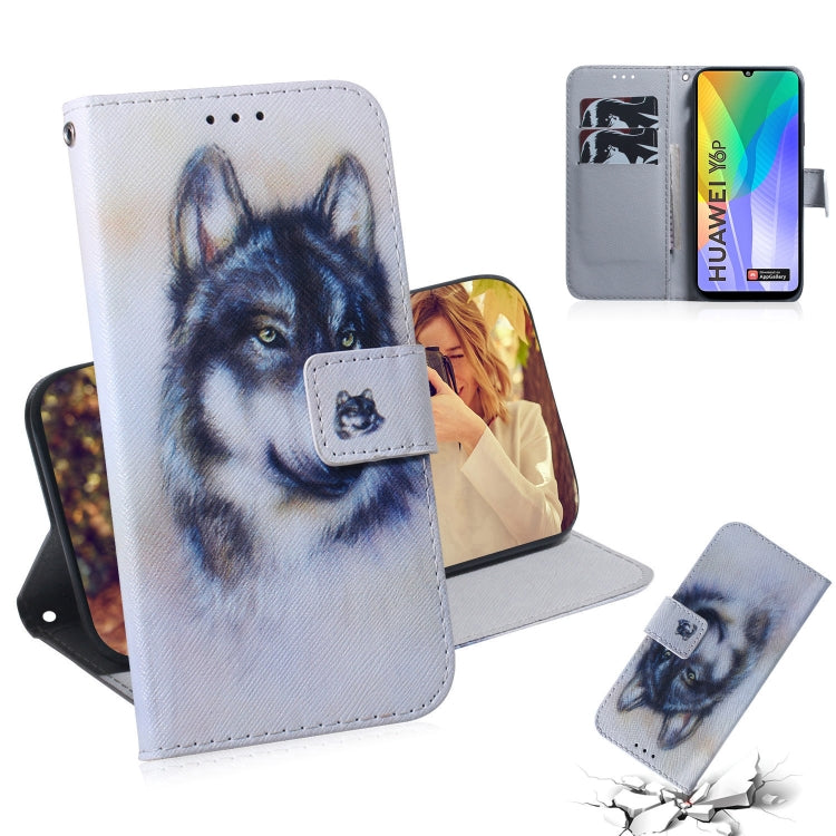 Colored Drawing Horizontal Flip Leather Case with Holder & Card Slot & Wallet, For Huawei Y5P, For Huawei Y6P