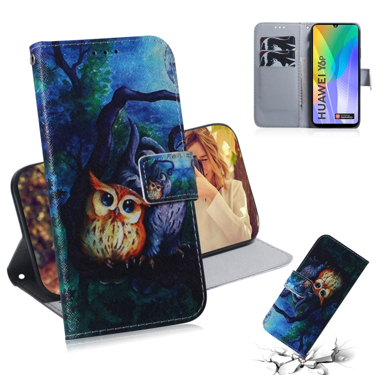 Colored Drawing Horizontal Flip Leather Case with Holder & Card Slot & Wallet, For Huawei Y5P, For Huawei Y6P