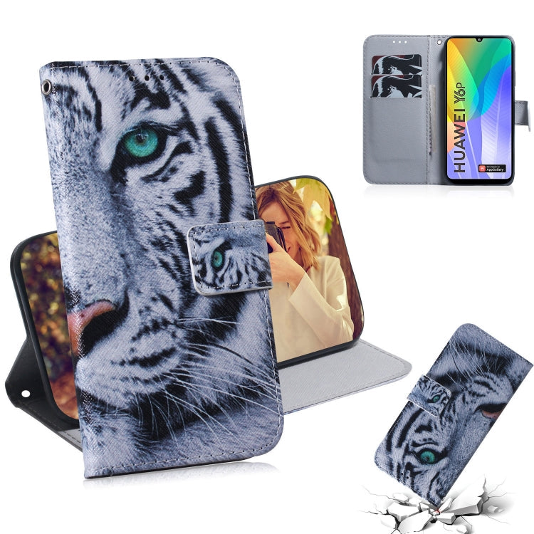 Colored Drawing Horizontal Flip Leather Case with Holder & Card Slot & Wallet, For Huawei Y5P, For Huawei Y6P