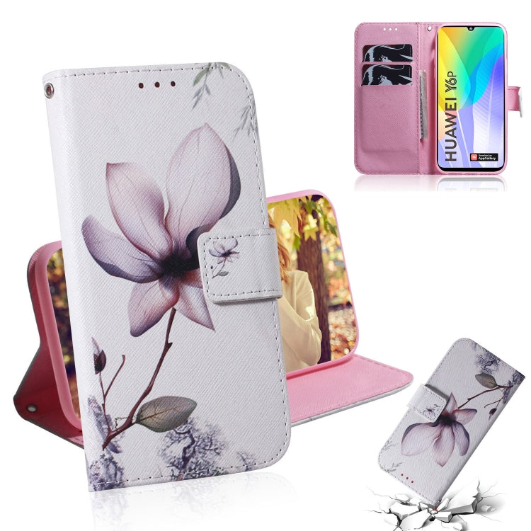 Colored Drawing Horizontal Flip Leather Case with Holder & Card Slot & Wallet, For Huawei Y5P, For Huawei Y6P