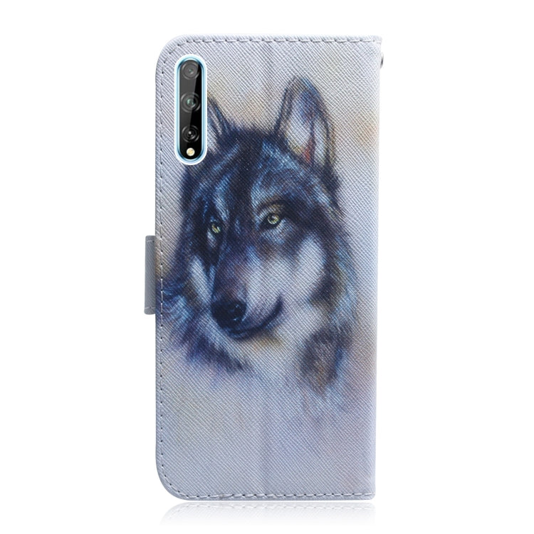 Colored Drawing Horizontal Flip Leather Case with Holder & Card Slot & Wallet, For Huawei P Smart S / Enjoy 10S / Y8P, For Motorola Moto G8 Power Lite