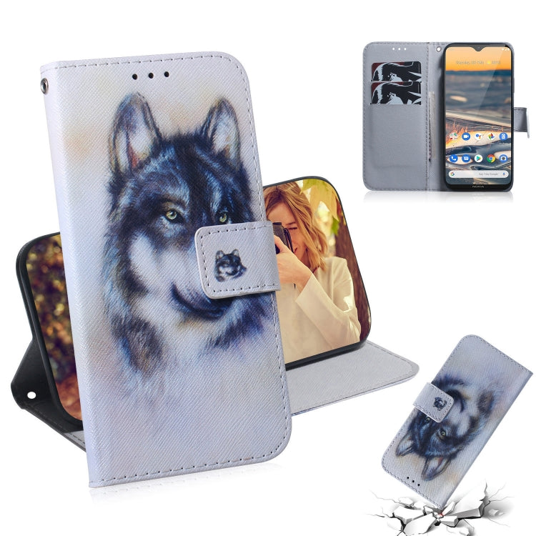 Colored Drawing Horizontal Flip Leather Case with Holder & Card Slot & Wallet, For Nokia 5.3, For Xiaomi Mi Note 10 Lite