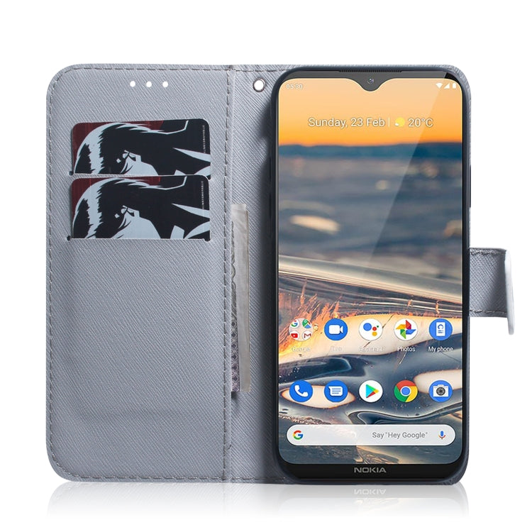 Colored Drawing Horizontal Flip Leather Case with Holder & Card Slot & Wallet, For Nokia 5.3, For Xiaomi Mi Note 10 Lite
