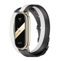Mijobs Double-Loop Leather Watch Band, For Xiaomi Mi Band 8 / 9 / 9 NFC