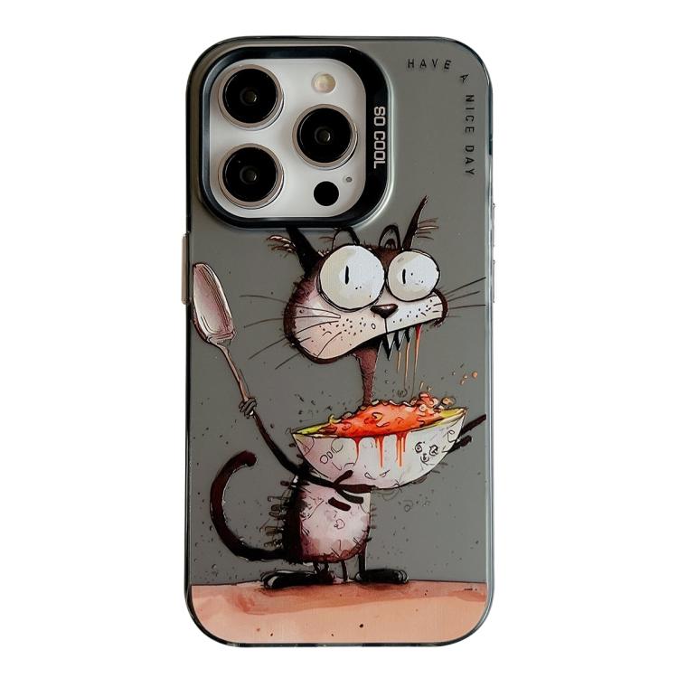 Animal Pattern Oil Painting Series PC + TPU Phone Case, For iPhone 17 Pro Max