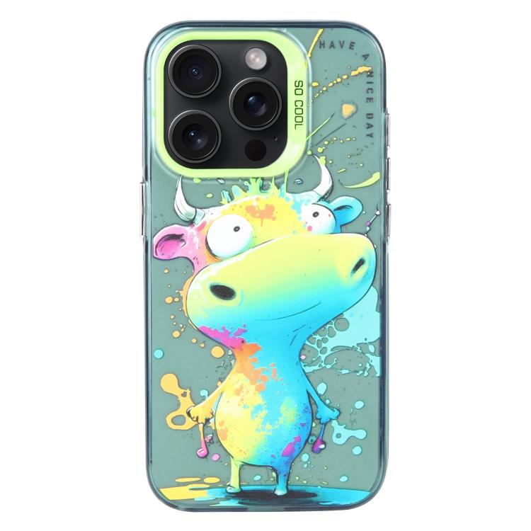 Animal Pattern Oil Painting Series PC + TPU Phone Case, For iPhone 17 Pro Max