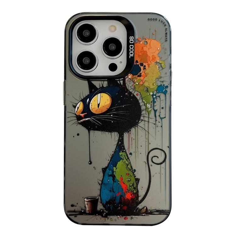 Animal Pattern Oil Painting Series PC + TPU Phone Case, For iPhone 17 Pro Max
