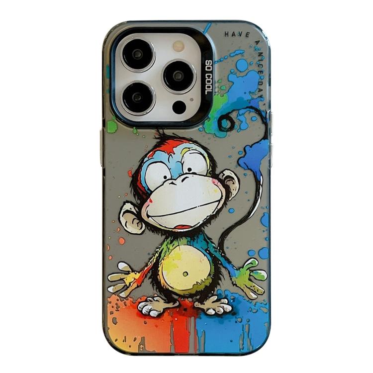 Animal Pattern Oil Painting Series PC + TPU Phone Case, For iPhone 17 Pro Max