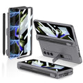 GKK Full Coverage Magnetic Fold Hinge Phone Case with Pen Slots, For Samsung Galaxy Z Fold5