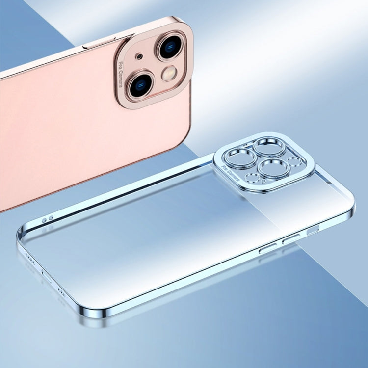 For iPhone 15 Pro Electroplating TPU Phone Case(Black)