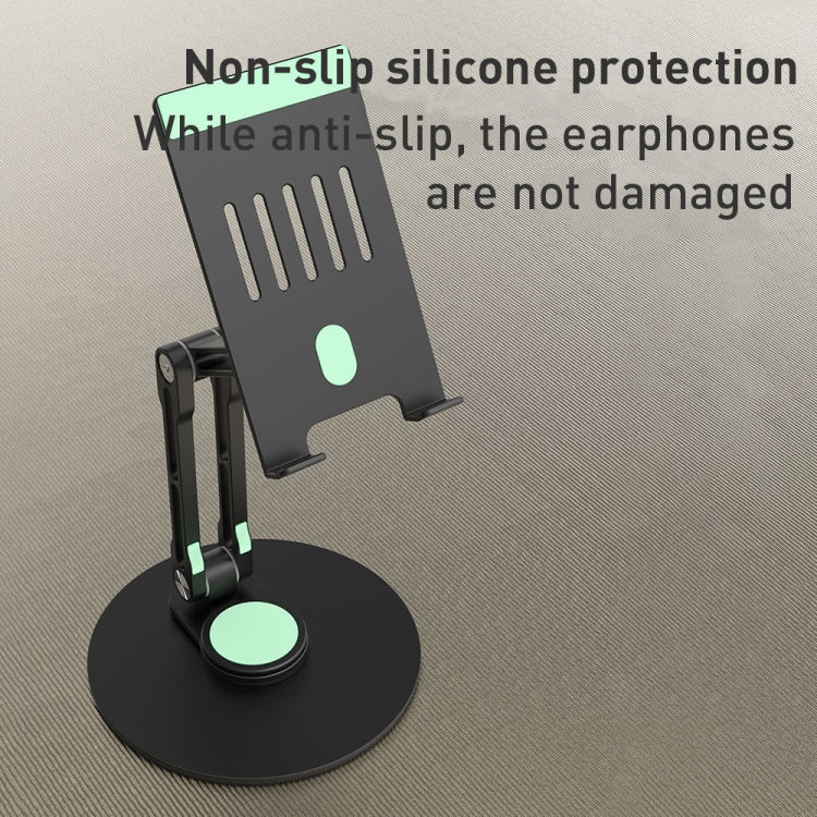 R-JUST HZ40 Mechanical Lift Tablet Desktop Stand(Black)