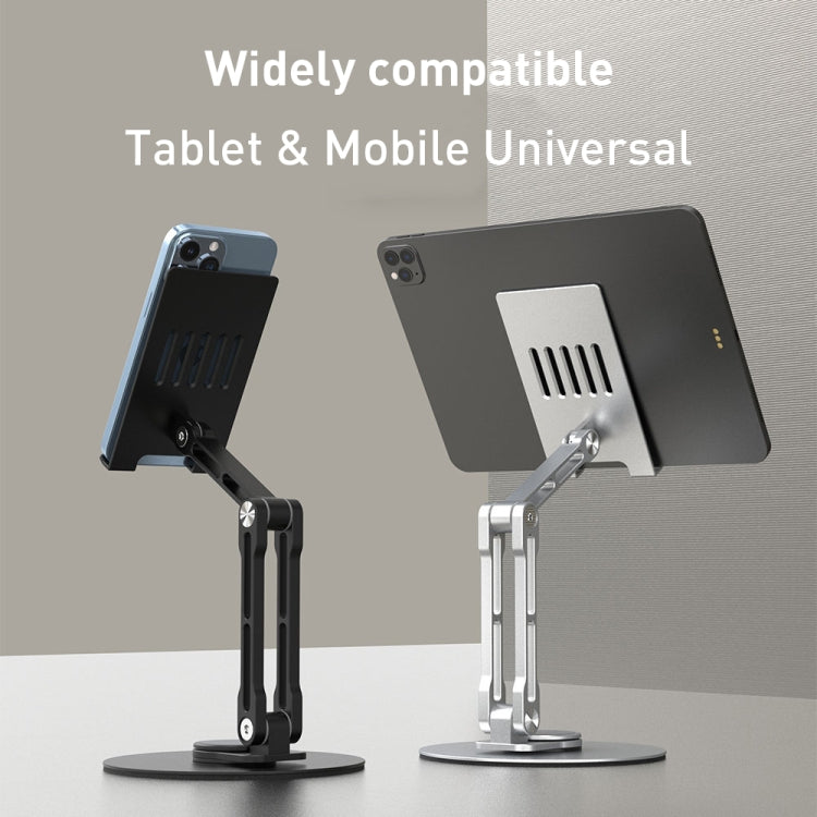 R-JUST HZ40 Mechanical Lift Tablet Desktop Stand(Black)