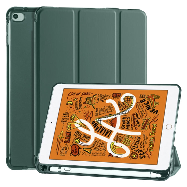 3-folding Horizontal Flip PU Leather + Shockproof TPU Case with Holder & Pen Slot, For iPad Air / Air 2 / 9.7 (2017) & (2018), For iPad Mini 5 / Mini 4
