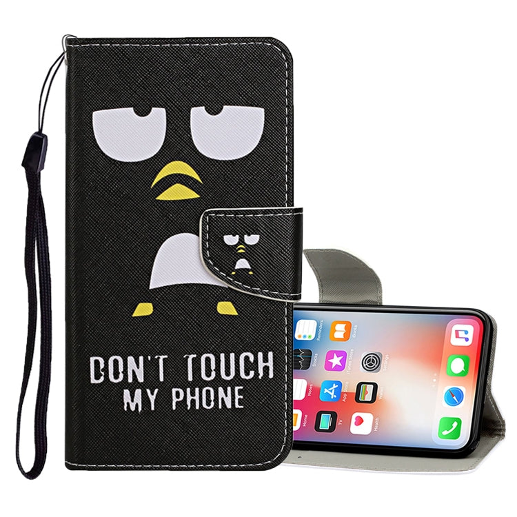 Colored Drawing Pattern Horizontal Flip Leather Case with Holder & Card Slots & Wallet, For iPhone 11 Pro Max, For iPhone X / XS
