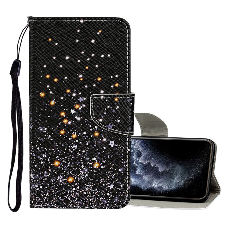 Colored Drawing Pattern Horizontal Flip Leather Case with Holder & Card Slots & Wallet, For iPhone 11, For iPhone 11 Pro