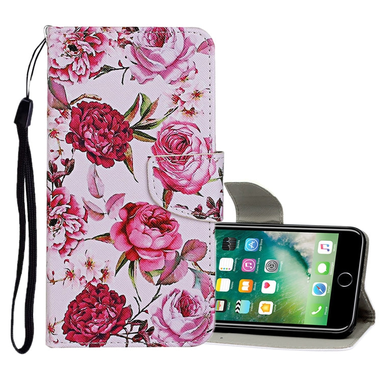 Colored Drawing Pattern Horizontal Flip Leather Case with Holder & Card Slots & Wallet, For iPhone 8 / 7, For iPhone 8 Plus / 7 Plus