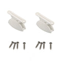 A8627 2 Pair RV Hatch Semi-circular Retainer Kit with Screws
