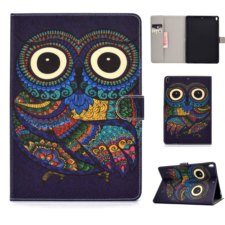 Colored Drawing Pattern Horizontal Flip PU Leather Case with Holder & Card Slot & Sleep / Wake-up Function, For iPad Pro 10.5 inch, For iPad Pro 11 (2020), For iPad Pro 11 (2018)