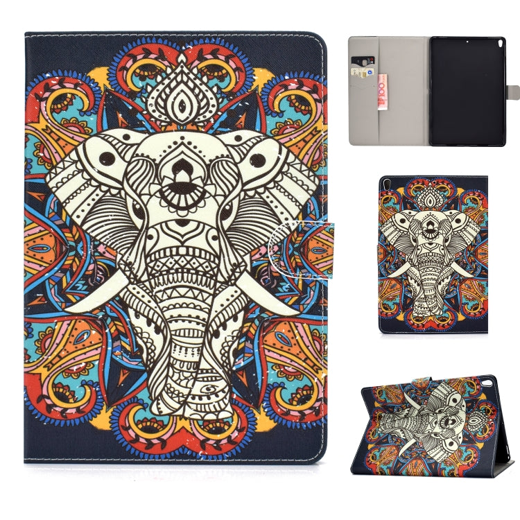 Colored Drawing Pattern Horizontal Flip PU Leather Case with Holder & Card Slot & Sleep / Wake-up Function, For iPad Pro 10.5 inch, For iPad Pro 11 (2020), For iPad Pro 11 (2018)