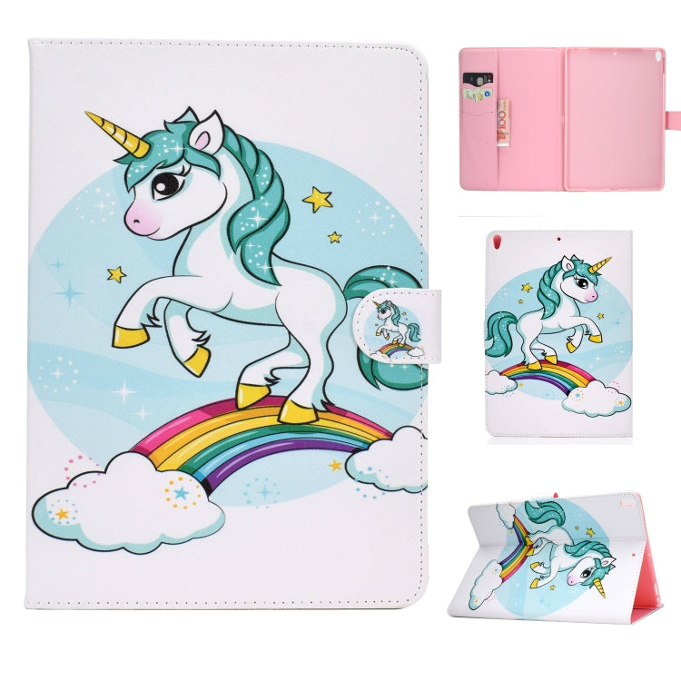Colored Drawing Pattern Horizontal Flip PU Leather Case with Holder & Card Slot & Sleep / Wake-up Function, For iPad Pro 10.5 inch, For iPad Pro 11 (2020), For iPad Pro 11 (2018)