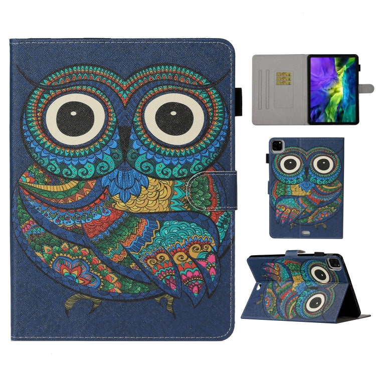 Colored Drawing Pattern Horizontal Flip PU Leather Case with Holder & Card Slot & Sleep / Wake-up Function, For iPad Pro 10.5 inch, For iPad Pro 11 (2020), For iPad Pro 11 (2018)