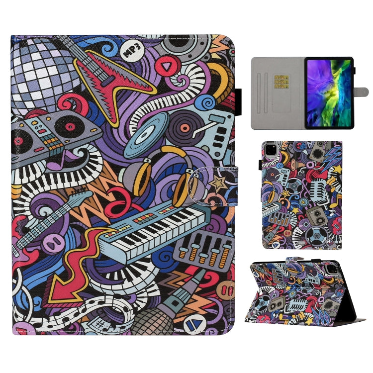 Colored Drawing Pattern Horizontal Flip PU Leather Case with Holder & Card Slot & Sleep / Wake-up Function, For iPad Pro 10.5 inch, For iPad Pro 11 (2020), For iPad Pro 11 (2018)
