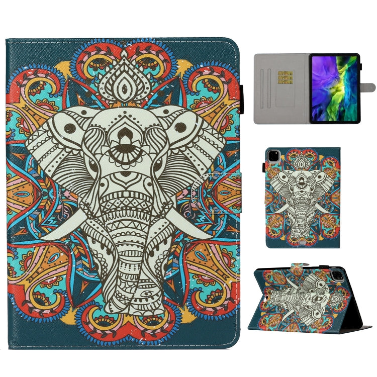 Colored Drawing Pattern Horizontal Flip PU Leather Case with Holder & Card Slot & Sleep / Wake-up Function, For iPad Pro 10.5 inch, For iPad Pro 11 (2020), For iPad Pro 11 (2018)
