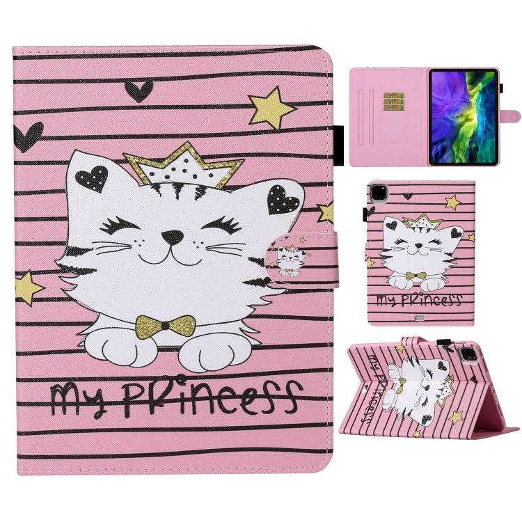 Colored Drawing Pattern Horizontal Flip PU Leather Case with Holder & Card Slot & Sleep / Wake-up Function, For iPad Pro 10.5 inch, For iPad Pro 11 (2020), For iPad Pro 11 (2018)