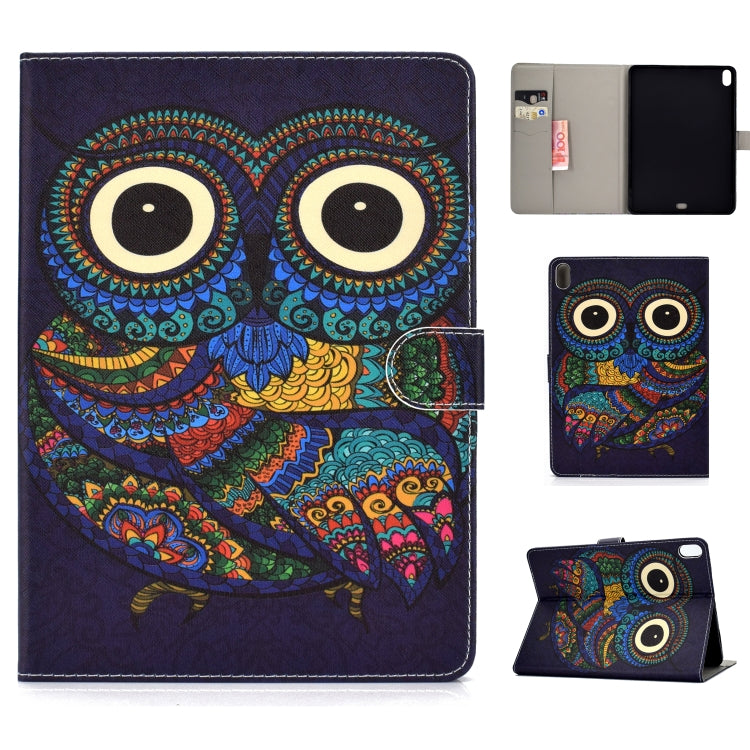Colored Drawing Pattern Horizontal Flip PU Leather Case with Holder & Card Slot & Sleep / Wake-up Function, For iPad Pro 10.5 inch, For iPad Pro 11 (2020), For iPad Pro 11 (2018)