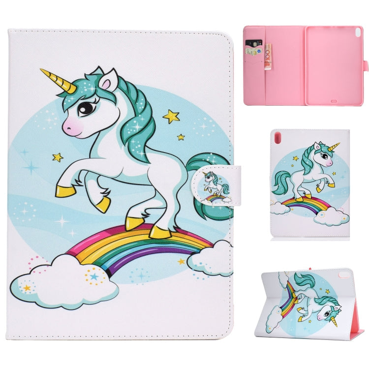 Colored Drawing Pattern Horizontal Flip PU Leather Case with Holder & Card Slot & Sleep / Wake-up Function, For iPad Pro 10.5 inch, For iPad Pro 11 (2020), For iPad Pro 11 (2018)
