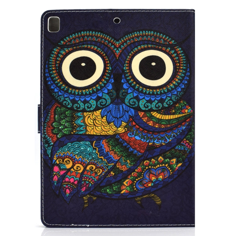 Colored Drawing Pattern Horizontal Flip PU Leather Case with Holder & Card Slot & Sleep / Wake-up Function, For iPad 10.2, For iPad 9.7 (2017/2018) & Air 2 & Air, For iPad Mini 2019 & 4 & 3 & 2 & 1