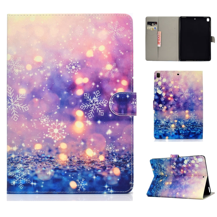 Colored Drawing Pattern Horizontal Flip PU Leather Case with Holder & Card Slot & Sleep / Wake-up Function, For iPad 10.2, For iPad 9.7 (2017/2018) & Air 2 & Air, For iPad Mini 2019 & 4 & 3 & 2 & 1