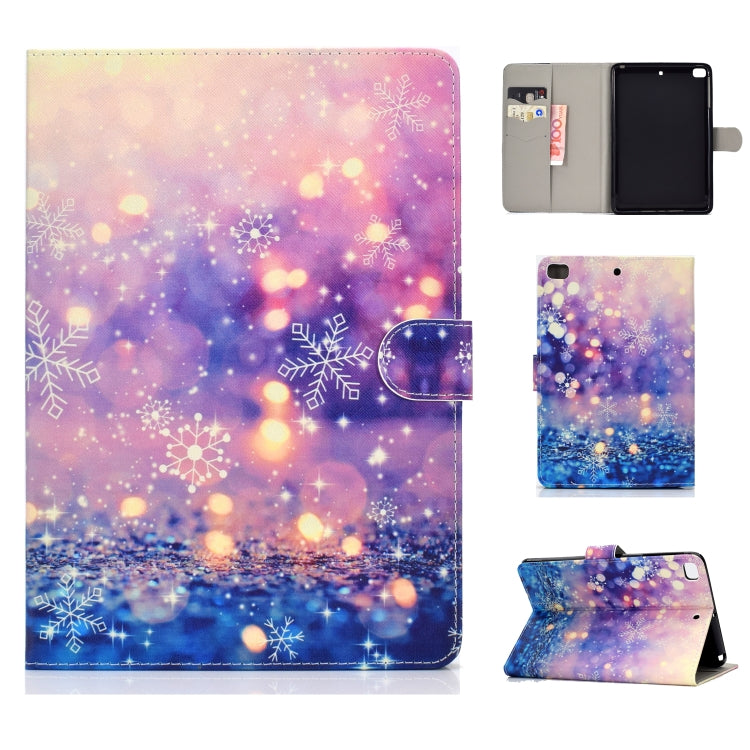 Colored Drawing Pattern Horizontal Flip PU Leather Case with Holder & Card Slot & Sleep / Wake-up Function, For iPad 10.2, For iPad 9.7 (2017/2018) & Air 2 & Air, For iPad Mini 2019 & 4 & 3 & 2 & 1