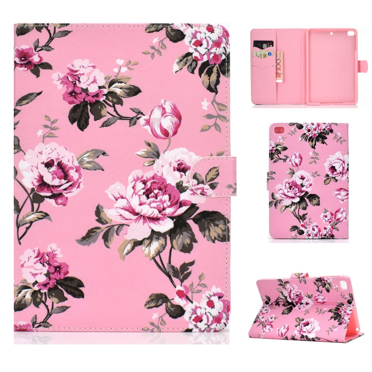 Colored Drawing Pattern Horizontal Flip PU Leather Case with Holder & Card Slot & Sleep / Wake-up Function, For iPad 10.2, For iPad 9.7 (2017/2018) & Air 2 & Air, For iPad Mini 2019 & 4 & 3 & 2 & 1