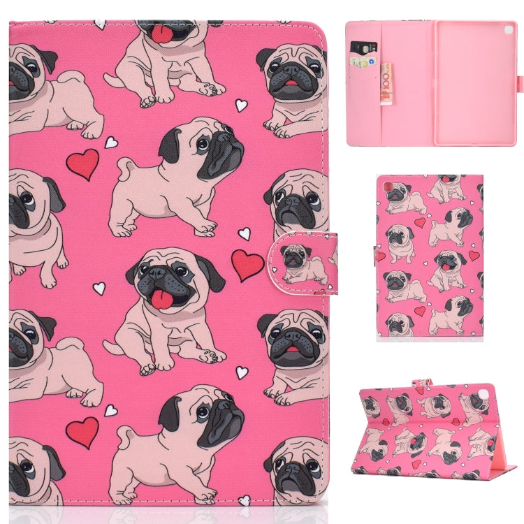 Colored Drawing Pattern Horizontal Flip PU Leather Case with Holder & Card Slot & Sleep / Wake-up Function, For Samsung Galaxy Tab A 10.1 (2019) T510/T515, For Samsung Galaxy Tab A 10.1 T580/T585 (2016), For Samsung Galaxy Tab A 10.5 T590/T595