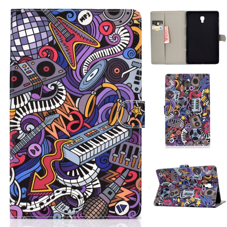 Colored Drawing Pattern Horizontal Flip PU Leather Case with Holder & Card Slot & Sleep / Wake-up Function, For Samsung Galaxy Tab A 10.1 (2019) T510/T515, For Samsung Galaxy Tab A 10.1 T580/T585 (2016), For Samsung Galaxy Tab A 10.5 T590/T595