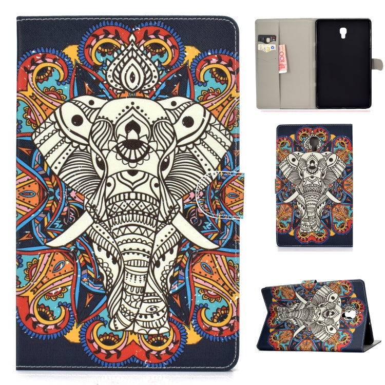 Colored Drawing Pattern Horizontal Flip PU Leather Case with Holder & Card Slot & Sleep / Wake-up Function, For Samsung Galaxy Tab A 10.1 (2019) T510/T515, For Samsung Galaxy Tab A 10.1 T580/T585 (2016), For Samsung Galaxy Tab A 10.5 T590/T595
