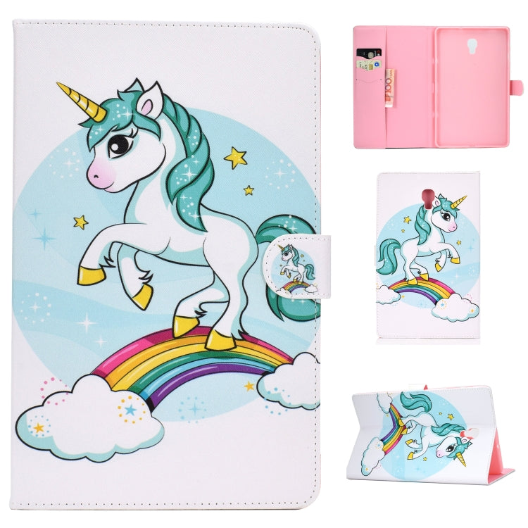 Colored Drawing Pattern Horizontal Flip PU Leather Case with Holder & Card Slot & Sleep / Wake-up Function, For Samsung Galaxy Tab A 10.1 (2019) T510/T515, For Samsung Galaxy Tab A 10.1 T580/T585 (2016), For Samsung Galaxy Tab A 10.5 T590/T595