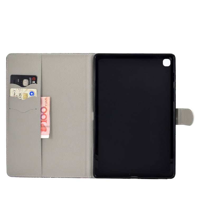 Colored Drawing Pattern Horizontal Flip PU Leather Case with Holder & Card Slot & Sleep / Wake-up Function, For Samsung Galaxy Tab S5e 10.5 T720 / T725, For Amazon Kindle Fire HD 8 2016/2017, For Amazon Kindle Fire HD 10 2017