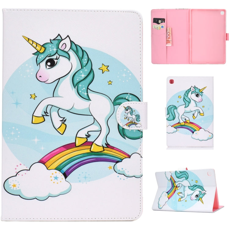 Colored Drawing Pattern Horizontal Flip PU Leather Case with Holder & Card Slot & Sleep / Wake-up Function, For Samsung Galaxy Tab S5e 10.5 T720 / T725, For Amazon Kindle Fire HD 8 2016/2017, For Amazon Kindle Fire HD 10 2017