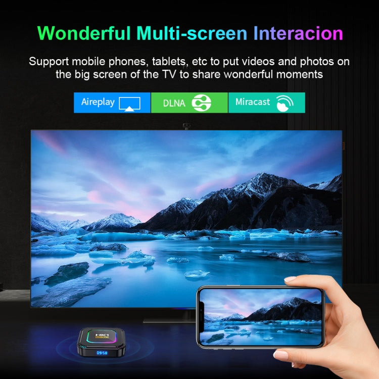 HK1 RBOX K8 8K Android 13.0 Smart TV Box with Remote Control, RK3528 Quad-Core, 2GB+16GB, 4GB+32GB, 4GB+64GB, 4GB+128GB
