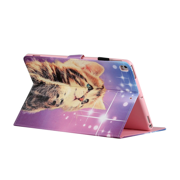 Colored Drawing Pattern Horizontal Flip PU Leather Case with Holder & Card Slot & Sleep / Wake-up Function, For iPad Pro 10.2 2021 / 2020 / 2019 / 10.5 (2019), For iPad Pro 11 inch (2020), For iPad 9.7 (2017/2018) & Air 2 & Air                         ...