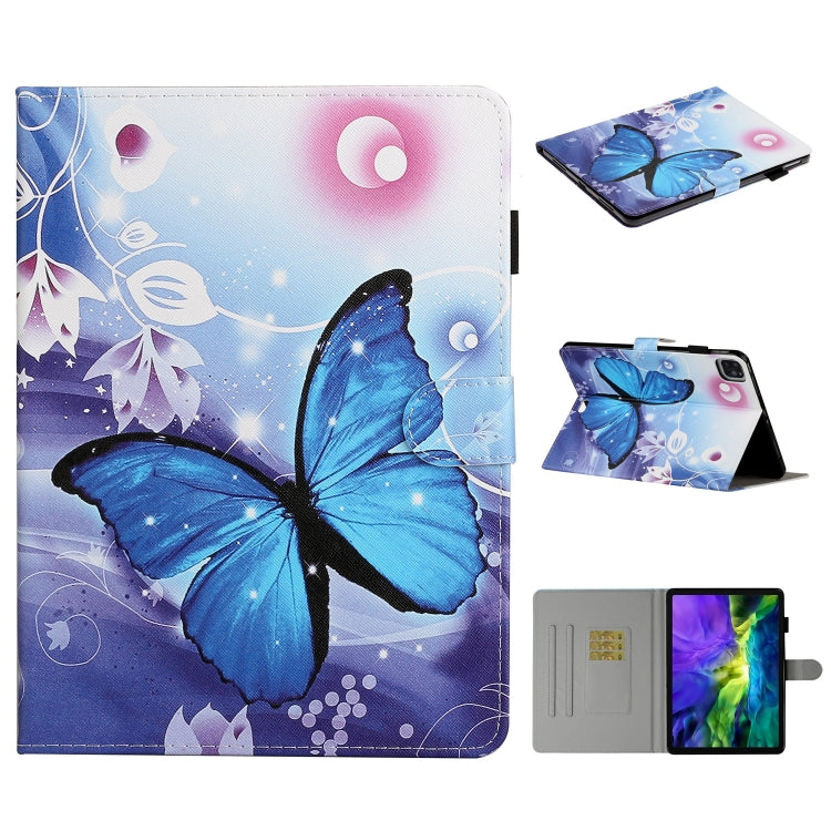 Colored Drawing Pattern Horizontal Flip PU Leather Case with Holder & Card Slot & Sleep / Wake-up Function, For iPad Pro 10.2 2021 / 2020 / 2019 / 10.5 (2019), For iPad Pro 11 inch (2020), For iPad 9.7 (2017/2018) & Air 2 & Air                         ...