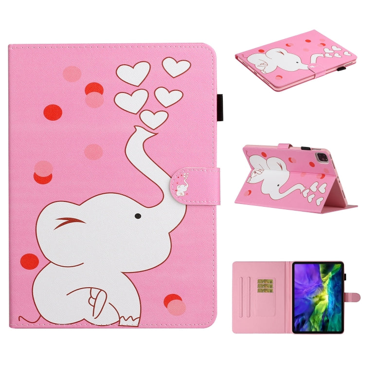 Colored Drawing Pattern Horizontal Flip PU Leather Case with Holder & Card Slot & Sleep / Wake-up Function, For iPad Pro 10.2 2021 / 2020 / 2019 / 10.5 (2019), For iPad Pro 11 inch (2020), For iPad 9.7 (2017/2018) & Air 2 & Air                         ...
