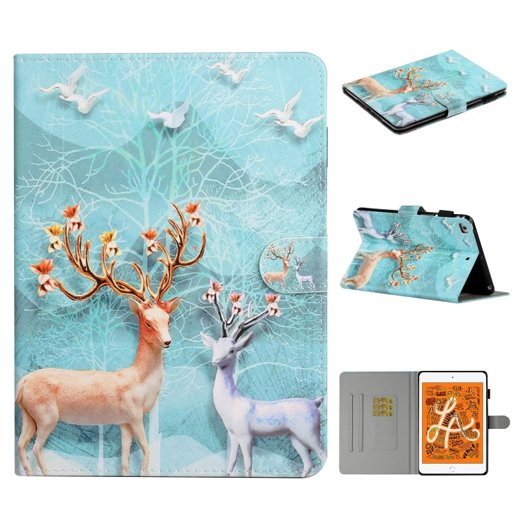 Colored Drawing Pattern Horizontal Flip PU Leather Case with Holder & Card Slot & Sleep / Wake-up Function, For iPad Pro 10.2 2021 / 2020 / 2019 / 10.5 (2019), For iPad Pro 11 inch (2020), For iPad 9.7 (2017/2018) & Air 2 & Air                         ...